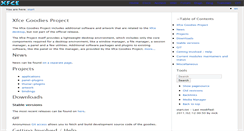Desktop Screenshot of goodies.xfce.org