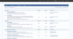 Desktop Screenshot of forum.xfce.org