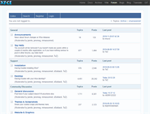 Tablet Screenshot of forum.xfce.org
